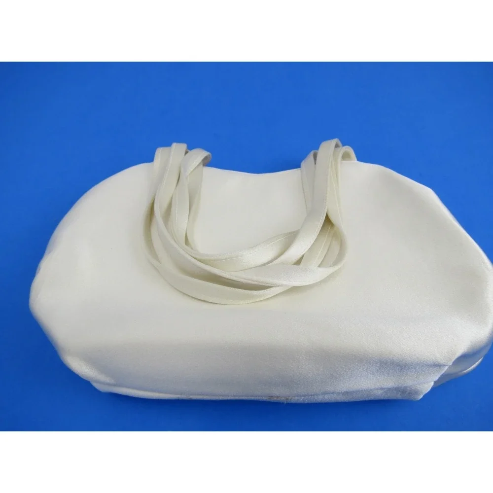 Fenaroli for Regalia Veil Handmade Purse Clutch Bag White Bridal HB 205 W